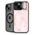 Pink Marbling iPhone 15 Kickstand Case